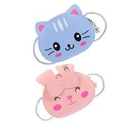 PartyKindom 2 pezzi Borsetta Tracolla per Mini Cartoon per Ragazze Portatile e per Shopping e