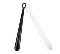 PartyKindom 2 Pezzi calzascarpe strumento cursore per scarpe aiutante di scarpe portatile dispositivo di sollevamento della scarpa Long Shoehorn Hohorn extra lungo l'animale domestico