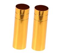 PartyKindom 2 Pezzi Copri Portalampada per Lampadario Elettroforesi Dorata Sleeve Protettiva per Base Lampadina Stile Europeo Elegante e Semplice Ricambio Decorativo per Paralume
