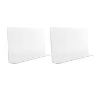PartyKindom 2 Pezzi Paraspruzzi per Doccia PVC da Protezione Antispruzzo per da Bagno Facile Installazione Design Materiali Resistenti per Uso