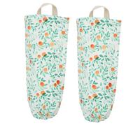 PartyKindom 2 pezzi Portasacco da Parete in Poliestere Supporto Sospeso per Sacchetti Immondizia e Contenitori da Cucina Organizer Verticale Compatto e