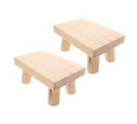 PartyKindom 2 Pezzi Sgabello per Rialzo Versatile per Cucina e Bagno Sgabello con Liscio per Cambiare Scarpe e Usare