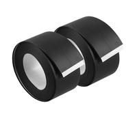 PartyKindom 2 Pezzi Striscia Impermeabile Sigillante Nastro Sigillante Impermeabile Striscia Sigillante per Base WC Nastro di Armamento per Doccia Nastro Adesivo Nero PVC Black