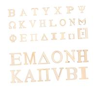 PartyKindom 2 Set Lettere Legno Grezze Per Decorazione E Diy Tagliate A Laser Set Di Tagli Legno Naturale E Materiale Artigianale Per Progetti Creativi E Apprendimento 72 Pezzi * 2