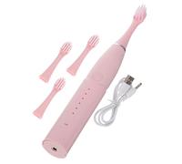 PartyKindom 2 Set Spazzolino Elettrico Per Bambini Spazzolino Portatile Per Bambini Spazzolini Da Viaggio Spazzolini Elettrici Per Bambini Gomma Cartone Animato Oem Bambino Fibra Superfine