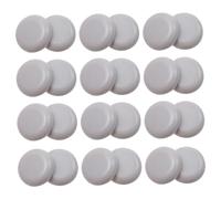 PartyKindom 24 pezzi Cuscinetti Autoadesivi per Mobili Rotondi in PE Antiscivolo Ammortizzanti Protezione Pavimenti e Antiurto per Gambe Sedie e Tavoli Riduce Rumore e Graffi