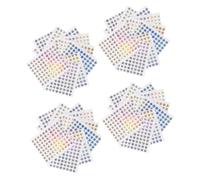 PartyKindom 2400 pezzi Pass Etichette Qc Passed Adesive Rotonde per Controllo Qualità Magazzino Resistenti Facili Applicare Colore per Riconoscimento Rapido