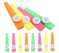 PartyKindom 24pezzi Kazoo Di Plastica Colorati Per Ragazzo Ragazza Strumenti Musicali Giocattoli Educativi Kazoo Per Ragazzo Ragazza in Età Prescolare Senza Bisogno Di Teoria Musicale o Sparti
