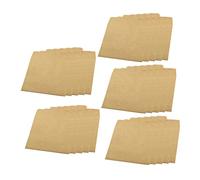 PartyKindom 25pezzi Borsa per CD per Uso Domestico di Custodie Multifunzione Buste Sigillanti per CD e Dvd Accessorio di Stoccaggio Leggero e Resistente in Carta Kraft