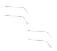 PartyKindom 2paia Gambe Ricambio Per Occhiali Braccia e Facili Da Installare Trasparenti e Resistenti Per Occhiali e Sole