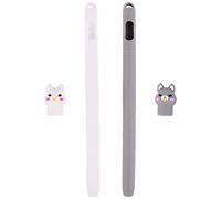 PartyKindom 2pezzi Astuccio Protettivo in Silicone per Penna Stylus Custodia Sottile e Leggera che Protegge la Punta da Graffi e Rotture per Trasporto e Riposto Dona un Look alla Tua Penna