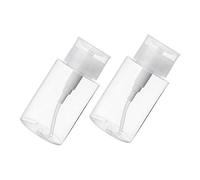 PartyKindom 2pezzi Bottiglia Stoccaggio Portatile in Petg Bottiglia D'acqua Detergente Vuota Per Cosmetici Ricaricabile Riutilizzabile Compatta e