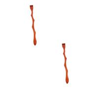 PartyKindom 2pezzi Grattaschiena Legno Forma Di Serpente Con Manico Lungo Massaggiatore Per Schiena Naturale Strumento Per Sollievo Da Prurito Materiale Resistente e Sicuro