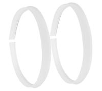 PartyKindom 2pezzi per Doccia Soglia per Pavimento Bagno Realizzata in Silicone Resistente Autoadesiva Facile da Installare