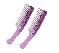 PartyKindom 2pezzi Petto per Tintura Capelli da Pz con Rullo e Pennelli per Colorazione Capelli Cura Mèches Tintura Impugnatura Ergonomica Facile Uso Distribuzione Uniforme Tinta