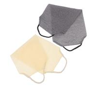 PartyKindom 2pezzi Scrubber Esfoliante Per Doccia Asciugamano Esfoliante Per Schiena Per Donne e Uomini Lavabile in Lavatrice