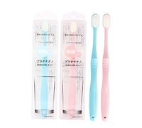 PartyKindom 2pezzi Spazzolino Handle Per Pulizia Morbido e Leggero Per Uso Quotidiano Speciale Per Mamme Gravidanza e Post-parto Blu Rosa