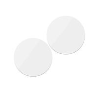 PartyKindom 2pezzi Specchio in Acrilico Rotondo Specchio Decorativo per Fotografia Accessori per Scena e Trucco Design Semplice e Elegante Materiale Acrilico Sicuro