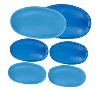 PartyKindom 3 Paia Maschere Per Le Orecchie Essiccate Cuffie Antirumore Copriorecchie Coloranti Per Paraorecchie Da Parrucchiere Protettore Protezione Gel Di Silice Blue