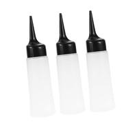 PartyKindom 3 Pezzi Flacone Di Shampoo Flaconi Di Toner Flaconi Per Parrucchieri Contenitore Per Punta Piccola Flacone A Pressione Flacone Ad Ago Flacone Per Per Da Salone