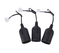 PartyKindom 3 Pezzi Portalampada Pendente con Cavo Compatibile con Lampade Sospese per Interni Facile Installazione e Versatile per e Camera da Letto