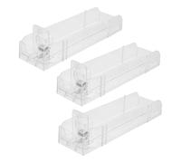 PartyKindom 3 Pezzi Rack Di Posizionamento Delle Sigarette Vetrina Di Sigarette Semplice Portasigarette Espositore Portasigarette Automatico Pratico Espositore Per Sigarette Plastica