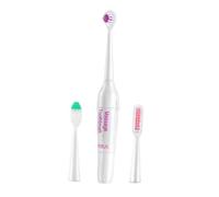 PartyKindom 3 scovolini dentali spazzolino ricambi spazzolini elettrici idrorepellente toothbrush toungescraper impermeabile testa di spazzola testina sostitutiva bambino Batteria