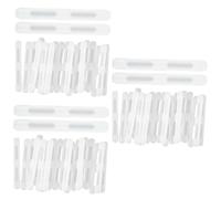 PartyKindom 30 Paia Di Occhiali Fissi Supporto Per L'Orecchio Occhiali Manica Esercizio Accessori Occhiali Ear Grip Tempio Copre Occhiali Ear Grips Bianco Anti Goccia