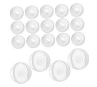 PartyKindom 30 Palline Sonaglio Plastica per Giocattoli Sensoriali Ragazzo e Animali Inserti Sonagli per Riparazione Bambole DIY Accessori Rumorosi per Sviluppo Uditivo e Creatività