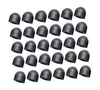 PartyKindom 30 Pezzi Punta in Silicone per Penna Touchscreen, Ricambio per Pennino Tablet, Materiale Morbido Nero Punta 6.0mm, Silenzioso e Reattivo per Dispositivi Capacitive