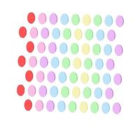 PartyKindom 300 Gettoni Colorati Trasparenti per Bingo e Poker Marcatori da con Superficie Liscia Accessori per Tombola e Feste per Serate e Divertimento Colore Casuale