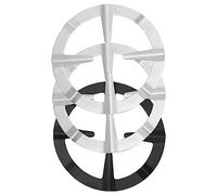 PartyKindom 3pezzi Ferro Per Fornelli Gas Supporti Comodi Per Wok Accessori Per Cucinare Resistenza Alle Alte Temperature Facile Da Pulire e Installare