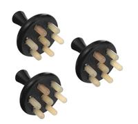 PartyKindom 3pezzi Massaggiatore Corpo e Capo Di Zitan Strumento Di Massaggio Per Schiena e Testa Utile Per Stimolare La Circolazione e Relax Compatto e Portatile Per Uso Quotidiano