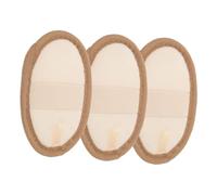 PartyKindom 3pezzi Spugna di Luffa Esfoliante Scrub per Corpo Dischetti in Luffa Pratici Dischetti Esfolianti per Bagno Accessori da Doccia