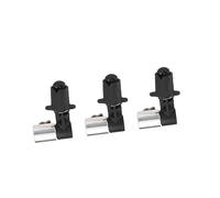 PartyKindom 3pezzi Supporto per Riflettore da Staffa Adattatore per Luce Clip per Disco Riflettente Montaggio Facile Viti di Fissaggio Nero