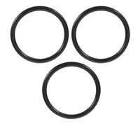 PartyKindom 3pezzi Tappetino per Ciotola Sonora in Gomma Nero Cuscinetto per Ciotola di Cristallo e Buddhista Accessorio per Meditazione e Buddhismo