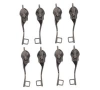 PartyKindom 4 Paia Tiralampo con Blocca Cerniera per Valigie e Sostituzione Zip Antiesplosione in Nylon Accessori Riparazione Sicuri e Facili Installare Gunmetal