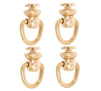 PartyKindom 4 Pezzi Chiodi per in Accessori per Borse Girevoli in Ferramenta per Borse per La Realizzazione Borse Fibbie Ad Anello A