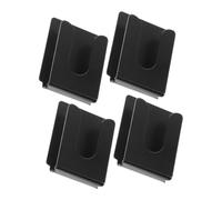 PartyKindom 4 Pezzi Gancio per Microfono Metallo per Microfono da Auto Clip per Radio e Ufficio da Installazione Sicura e Facile Accesso