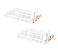 PartyKindom 4 Pezzi Portasigarette Automatico Spacciatori Automatici Di Sigarette Spingi Portasigarette Vetrina Di Sigarette Pratico Espositore Per Sigarette Trasparente Plastica