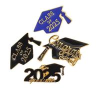 PartyKindom 4 Pezzi Spilla Di Laurea 2025 Gioielli Di Laurea Di Laurea Gioielli Per La Stagione Della Laurea Spilla Da Bavero Con Berretto Di Laurea Forniture Di Laurea Lega Di Zinco