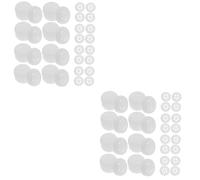 PartyKindom 40 Paia Anello antiscivolo per occhiali paraorecchie per occhiali ganci per le orecchie degli ferma cuscinetti per per le orecchie comodo