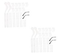 PartyKindom 40 Paia Di Occhiali Copertura Antiscivolo Cuscinetti Auricolari Per Occhiali Da Tempio Impugnature Per Le Orecchie Impugnature Per Le Orecchie Da Sole