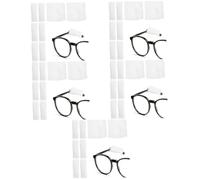 PartyKindom 40 Pezzi Di Maschera Per Occhiali Cuscinetti Per Le Orecchie Asciugamano Per Gancio Per L'Orecchio Bianco Per Adulti