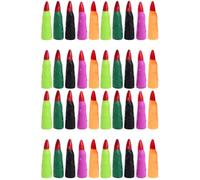 PartyKindom 40 PEZZI Dita da Strega di Halloween, Unghie Finte Colorate per Cosplay, Accessori per Scherzi da Zombie, Accessori in Plastica per Costumi