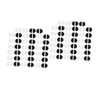 PartyKindom 40paia Cuscinetti Nasali Silicone Per Occhiali Confezione Da Antiscivolo Compatibili Con Montature Comodi e Pratici Per Sole e Occhiali Normali