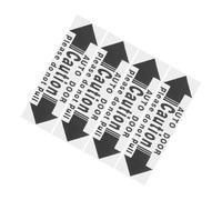 PartyKindom 4pezzi Adesivo per Porta Automatica di Sicurezza Avvertimento Adesivo per Porta Scorrevole in Vetro Non Toccare Etichetta Autoadesiva Indicatore di Apertura della Portiera Auto