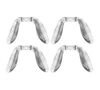 PartyKindom 4pezzi Cuscinetti Per Naso Di in Silicone Naselli Sostituibili Per Riducono Carico Sul Naso Adatti Per Da e Sole