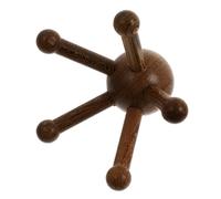 PartyKindom 4pezzi Massaggiatore Per Capelluto Legno Con Design Granchio Stimolatore Per Circolazione e Rilassamento Strumento Pratico Per Famiglia e Amici Beige