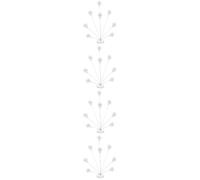 PartyKindom 4pezzi Supporto per Foto Clip Decorativo Stile Albero Multi-Testa per Appunti e Memorie Base Stabile per Tavolo Ottimo per Casa e Ufficio